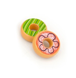 Viga 51604 Set of 6 Wooden Donuts