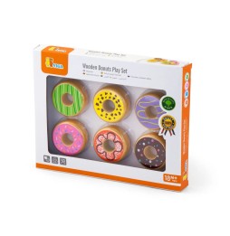 Viga 51604 Set of 6 Wooden Donuts