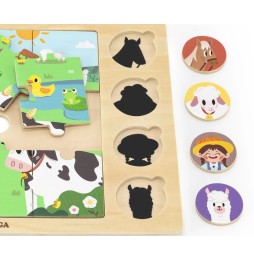 Viga puzzle set match shadows farm