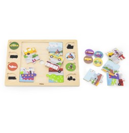 Viga 44742 Set puzzle asortează umbre