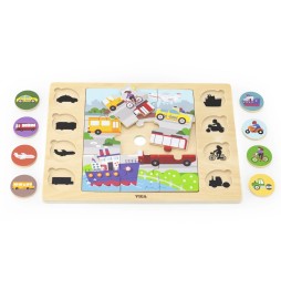 Viga 44742 Set puzzle asortează umbre