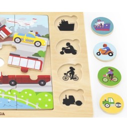 Viga 44742 Set puzzle asortează umbre