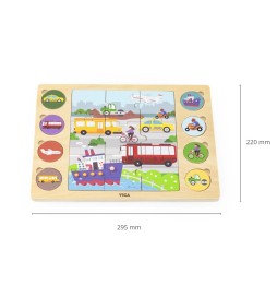 Viga 44742 Set puzzle asortează umbre