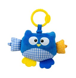 Cutie Owl Plush Pendant 2881 Blue