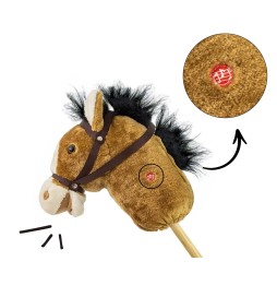 Milly Mally Stick Horse Light Brown