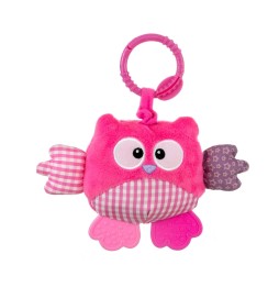 Cutie Owl Plush Pendant 2881 PINK