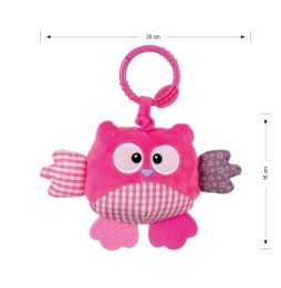 Cutie Owl Plush Pendant 2881 PINK