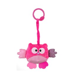 Cutie Owl Plush Pendant 2881 PINK