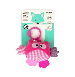 Zawieszka pluszowa Sówka Cutie Owl 2881 PINK