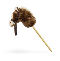 Milly Mally Stick Horse Dark Brown