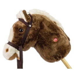 Milly Mally Stick Horse Dark Brown