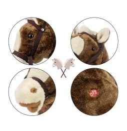 Milly Mally Stick Horse Dark Brown