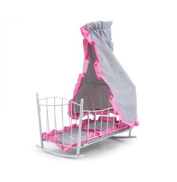 Doll Bed-Cradle Lily Prestige Pink