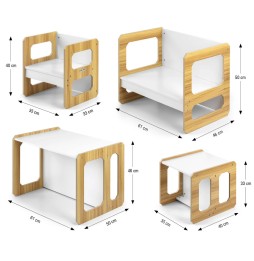 Stella 3in1 Furniture Set Natural