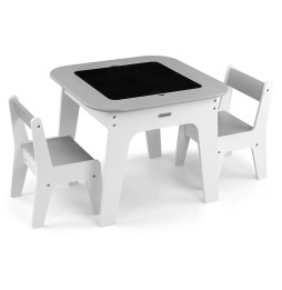 Olaf Furniture Set - Table and Chairs in Grey