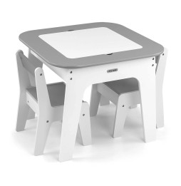 Olaf Furniture Set - Table and Chairs in Grey