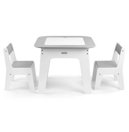 Olaf Furniture Set - Table and Chairs in Grey