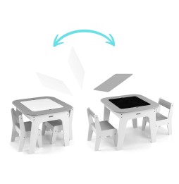 Olaf Furniture Set - Table and Chairs in Grey