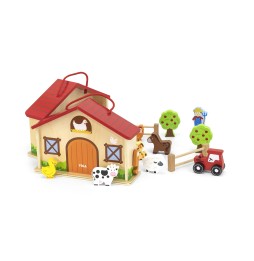 Viga 51618 Suitcase Set - Farm