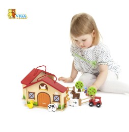 Viga 51618 Suitcase Set - Farm