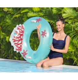 Bestway Coral Bliss Swimming Ring with Backrest