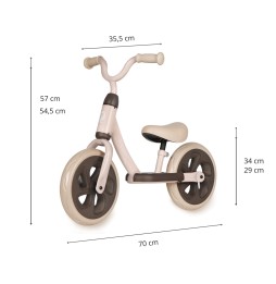 Bicicleta de Echilibru Qplay Trainer roz