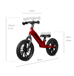 Bicicletă de alergare Qplay - Roșie Nouă