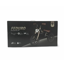 Qplay Bicicleta Fara Pedale Feduro Negru-Aurie