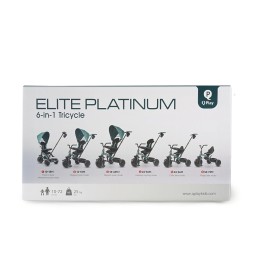 Qplay Rowerek Trójkołowy Elite Platinum
