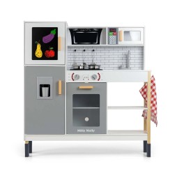 Milly Mally Wooden Kitchen Esket Grey