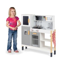 Milly Mally Wooden Kitchen Esket Grey