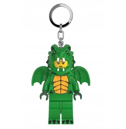 LEGO breloc lanternă LED Dragon verde