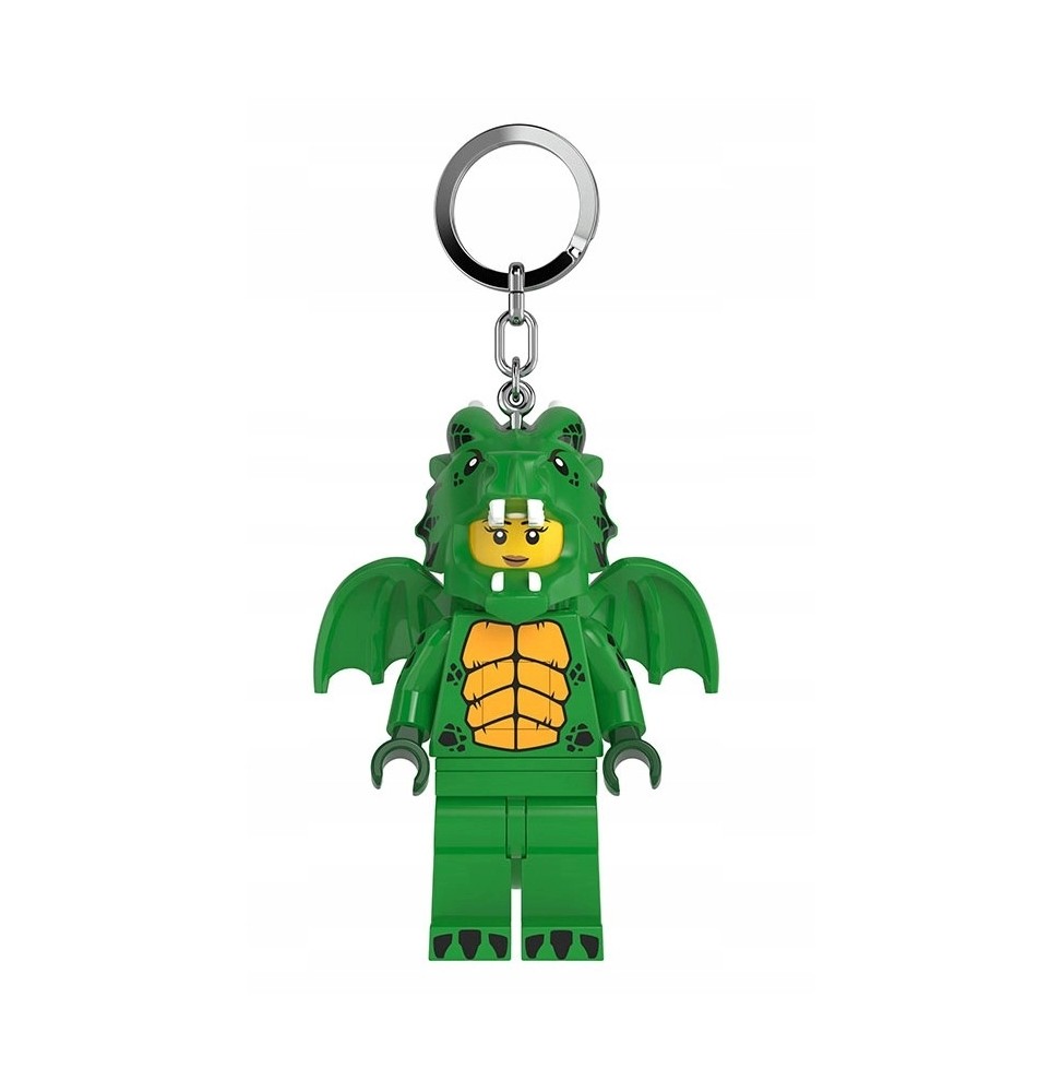 LEGO breloc lanternă LED Dragon verde