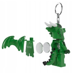 LEGO Green Dragon LED Keychain Flashlight