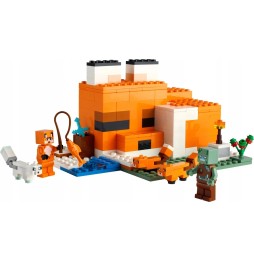 LEGO Minecraft Set 21178 Habitat pentru Vulpi