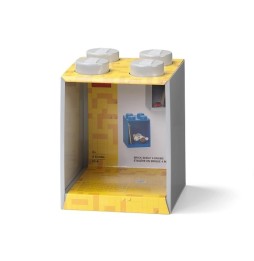 LEGO Hanging Shelf Gray 16 x 16 x 21 cm