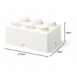 LEGO Brick Storage Container 6 White