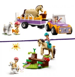 LEGO Friends 42634 Przyczepka dla konia i kucyka