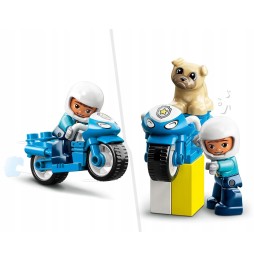 LEGO Duplo 10967 Motocicletă de poliție pentru copii