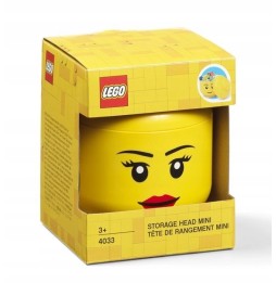 LEGO Storage Head Mini Girl Container 4033