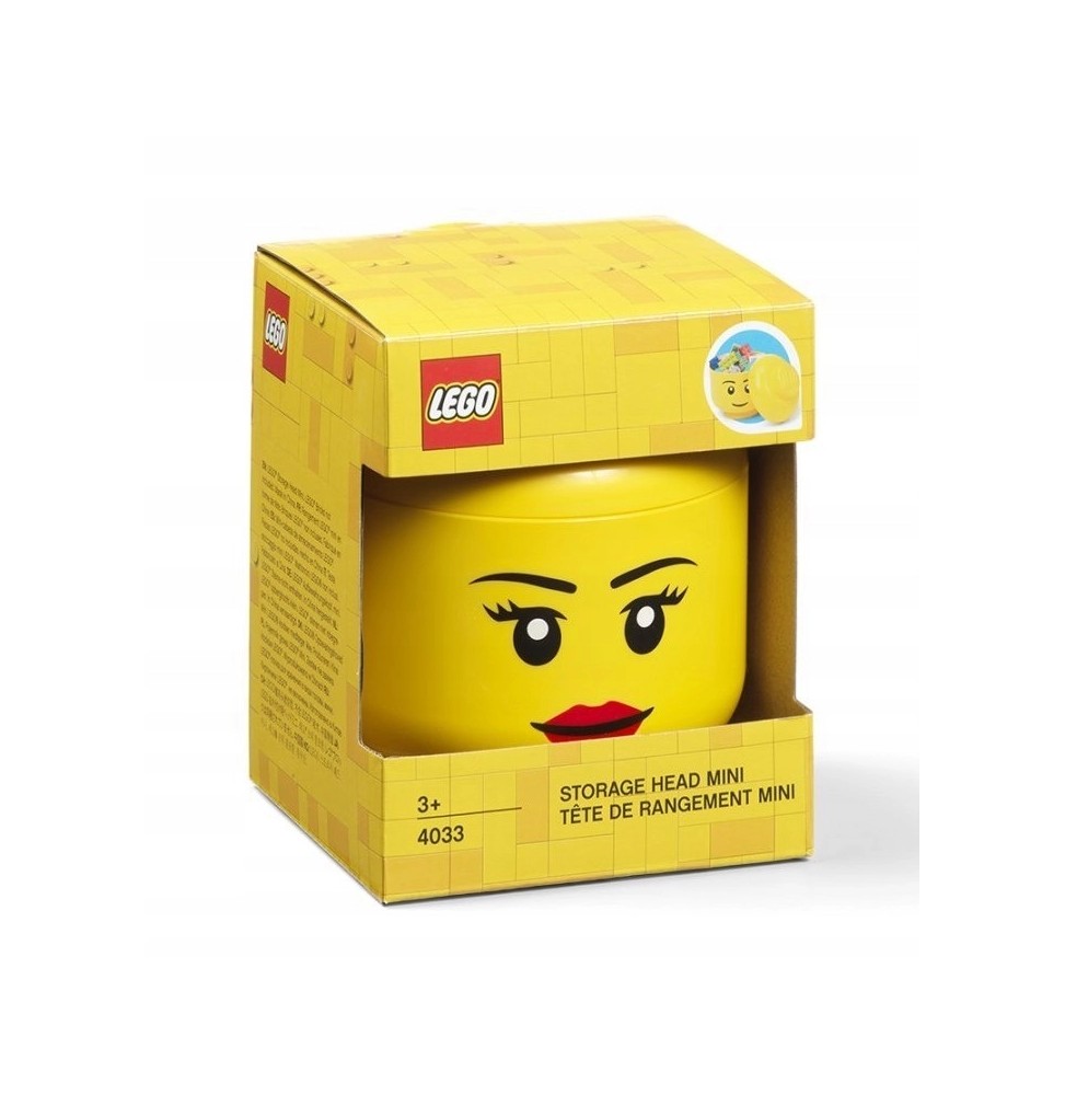 LEGO Storage Head Mini Girl Container 4033