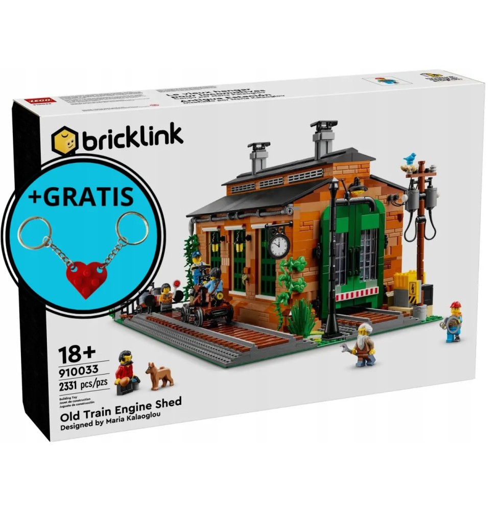 LEGO BrickLink 910033 Gara veche + breloc