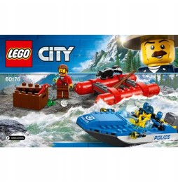 LEGO City 60176 evadare pe râu cu poliția