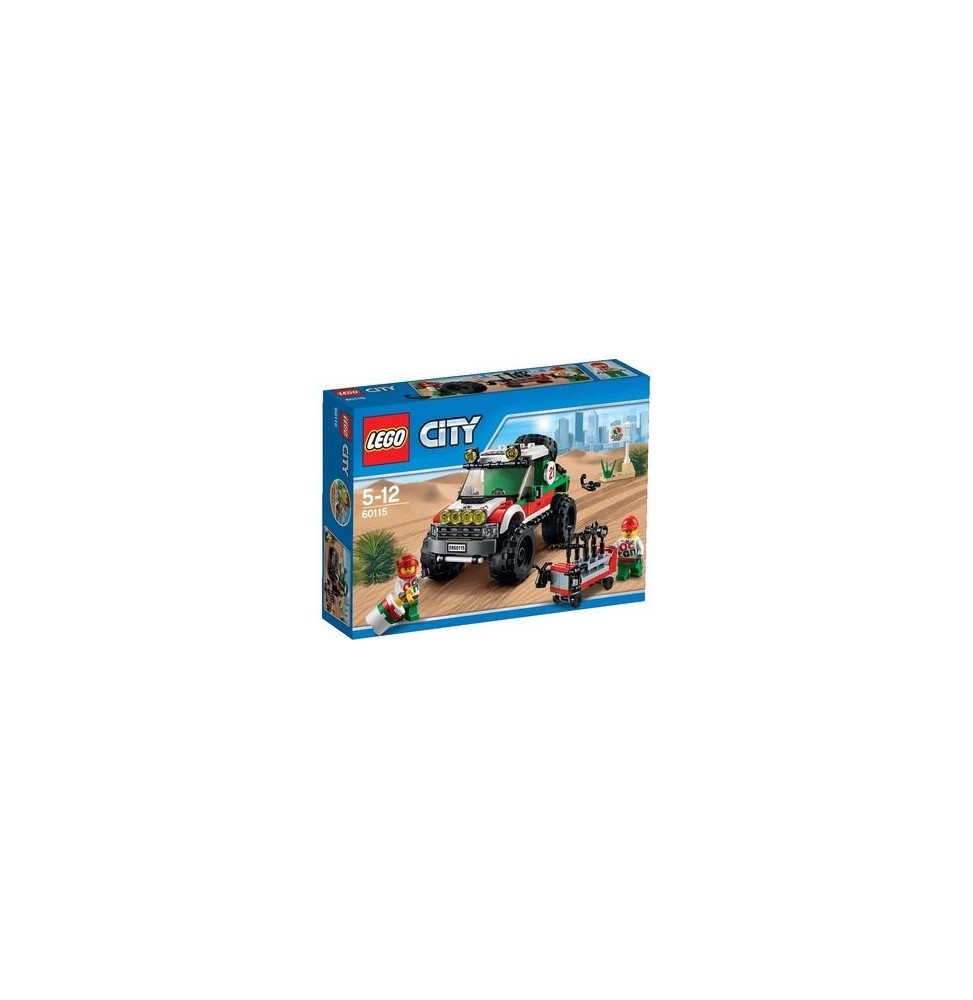 LEGO City 60115 Mașină Off-Road 4x4 cu minifigurine