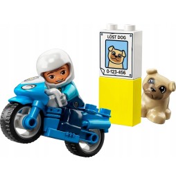 LEGO Duplo 10967 Motocicletă de poliție pentru copii