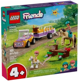 LEGO Friends 42634 Przyczepka dla konia i kucyka