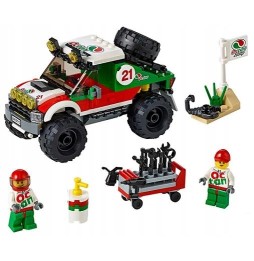 LEGO City 60115 Mașină Off-Road 4x4 cu minifigurine