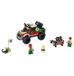 LEGO City 60115 Mașină Off-Road 4x4 cu minifigurine