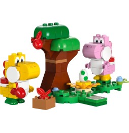 LEGO Super Mario 71428 Yoshi și pădurea ouă