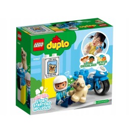 LEGO Duplo 10967 Motocicletă de poliție pentru copii